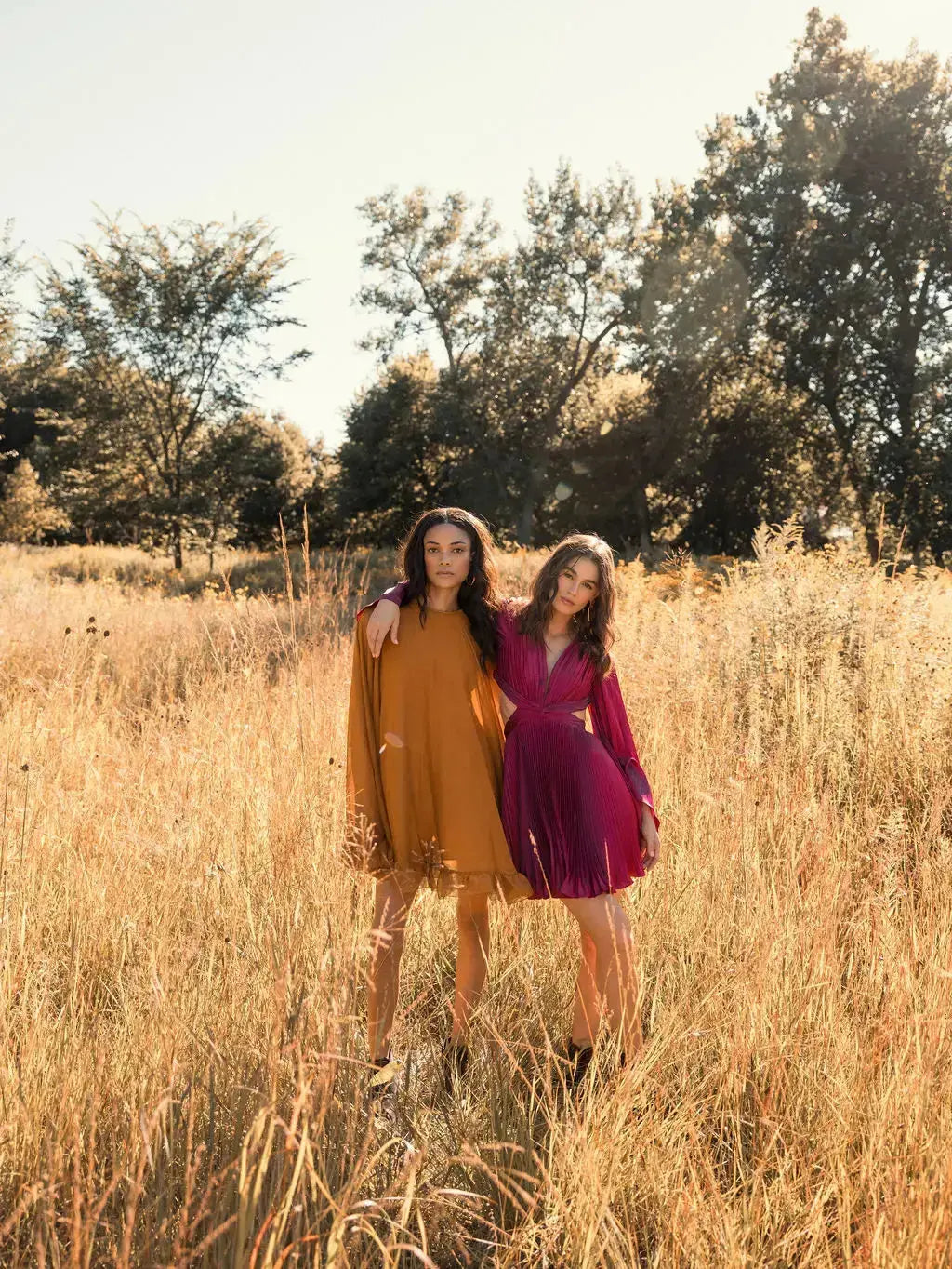 Pink High Neck Ruffle Hem Cape Mini Dress